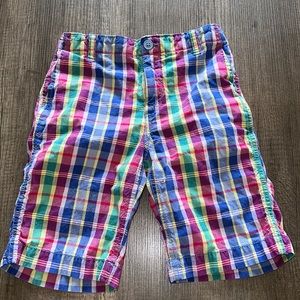 GAP| boys plaid shorts (12)
